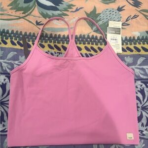 Vuori Pink Cami Crop Top